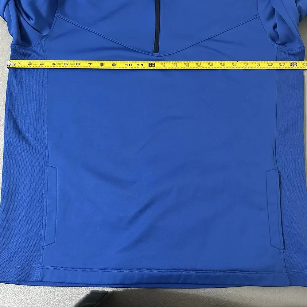 Nike Golf Tour Performance Therma-fit Blue XL 1/4 Zip Pullover.